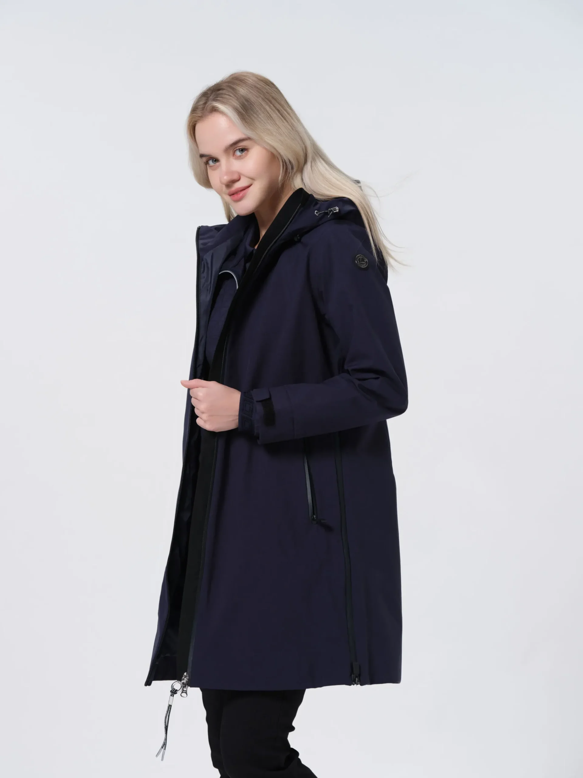 Outlet Ailio D Plus Size|Pitkät Takit