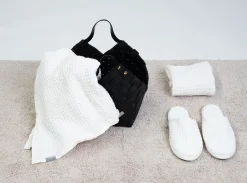 Hot Pellava Kylpytakit Ja -Tossut