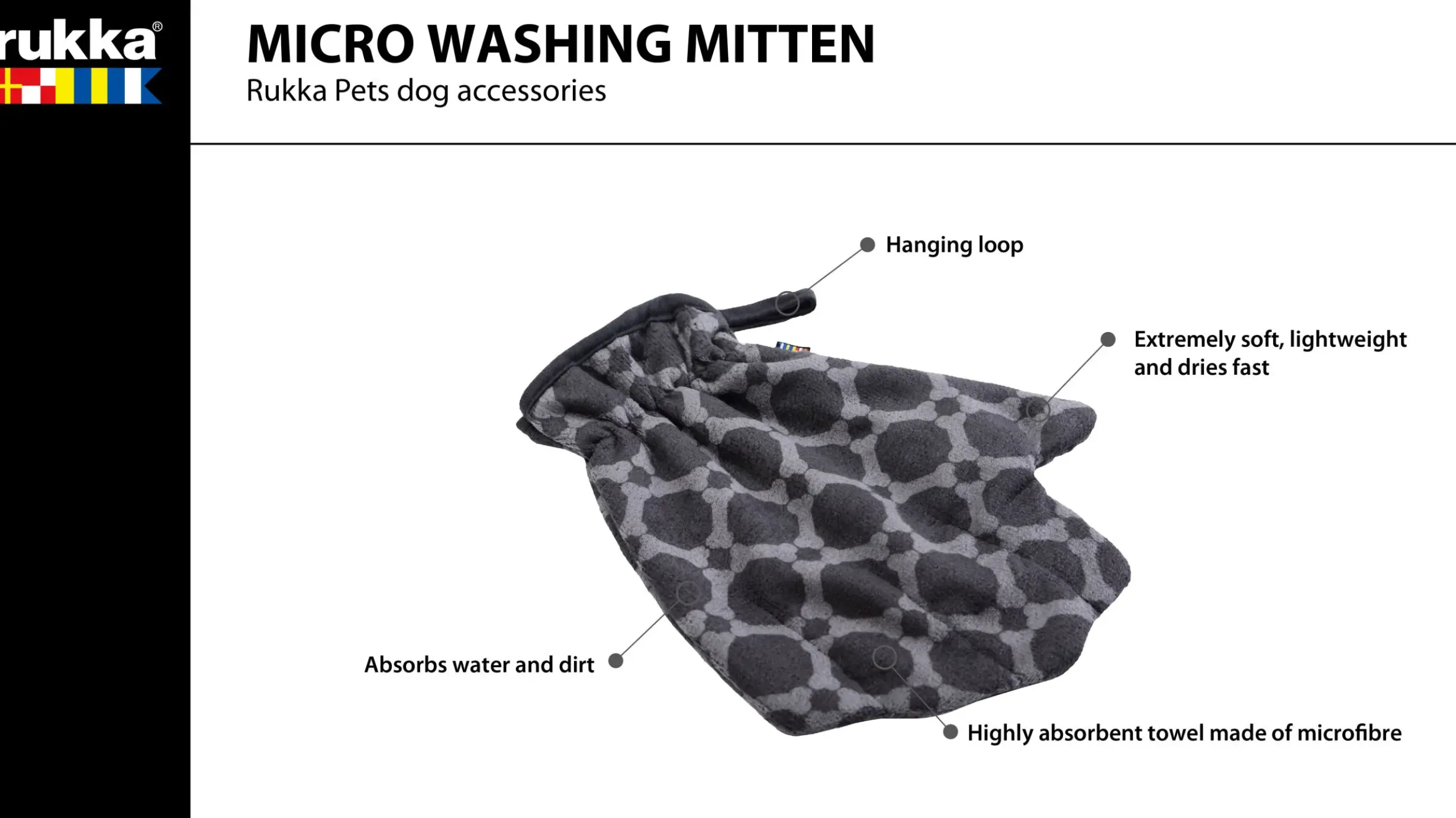 Micro washing mitten Tarvikkeet