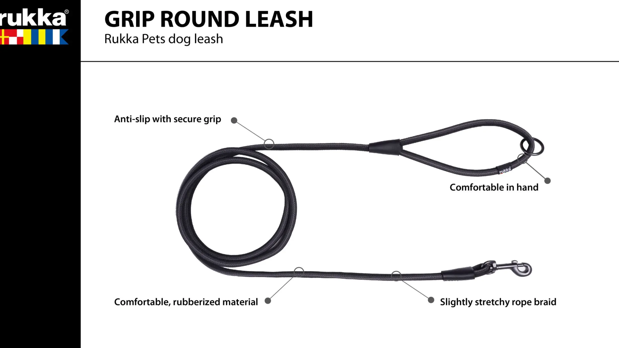 Discount Grip round eah Koiran Talutushihnat