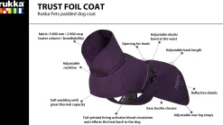 Discount Trust Foil Coat Koiran Talvitakit