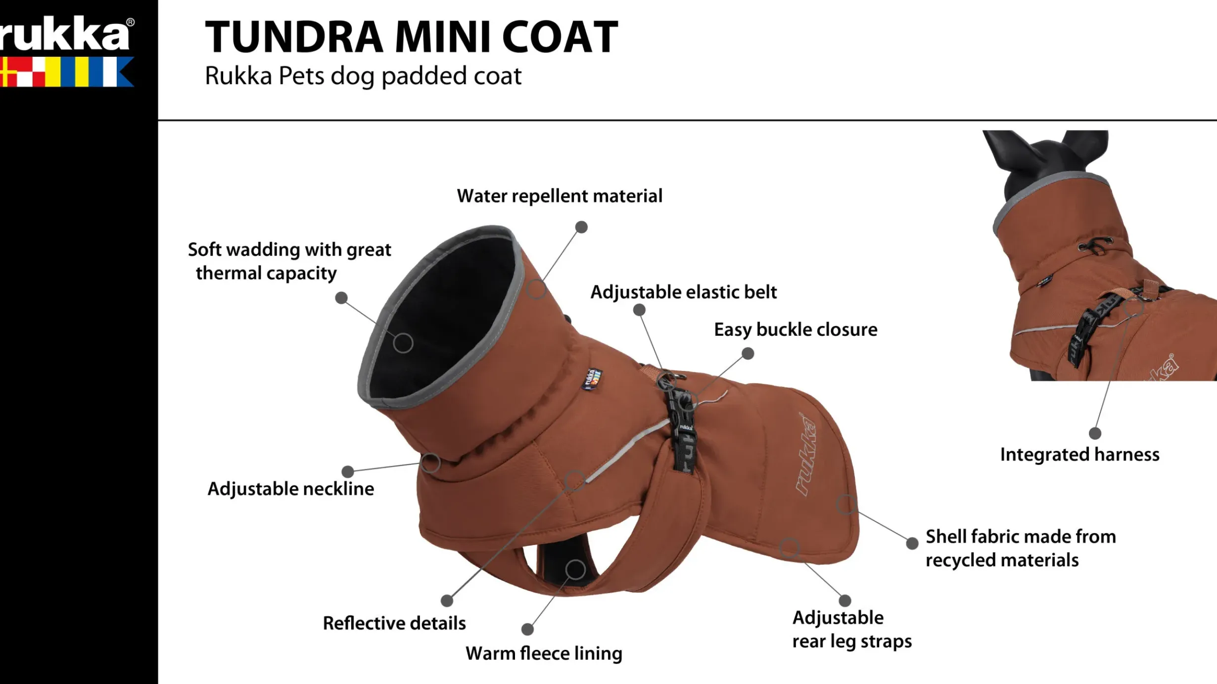 Clearance Tundra Mini Coat Koiran Talvitakit